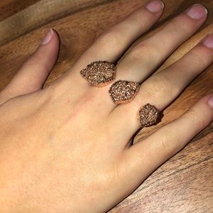 Kendra Scott Naomi Rose Gold Double Ring